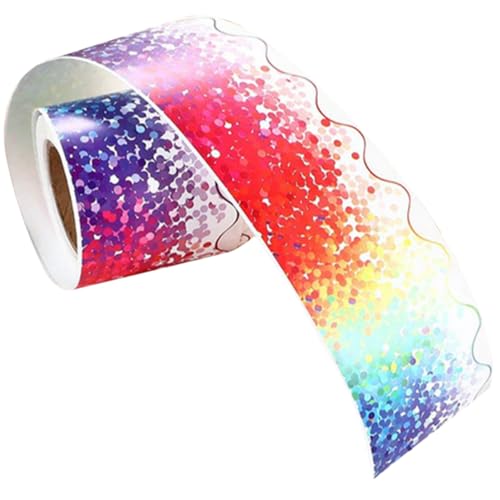 DIYEAH 1 Rolle Punkt Rand Aufkleber dekorativ Punktaufkleber Dekoration bunt scrapbook scheckheft auswechselbares Randpapier abnehmbare Bordüre Aufkleber aus beschichtetem Papier Colorful DIYEAH 1 Rolle Punkt Rand Aufkleber dekorativ Punktaufkleber Dekoration bunt scrapbook scheckheft auswechselbares Randpapier abnehmbare Bordüre Aufkleber aus beschichtetem Papier Colorful von DIYEAH