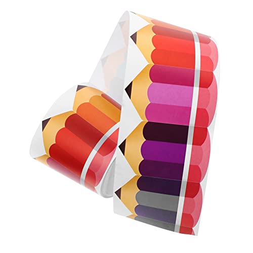 DIYEAH 1 Rolle Randaufkleber Lichter Punktanzeige Digitale Karte Quilling Tapete Stift Pinnwand Whiteboard Klassenzimmerdekor Pinnwand Dekorationen Reflektierendes Set Bunte von DIYEAH