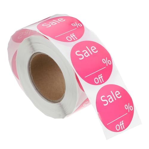 DIYEAH 1 Rolle Runde abnehmbarer Aufkleber runden Etiketten Kreis farbig schmucklos Aufkleber für Schmuckpreise Verkaufsschilder im Einzelhandel Marktverkaufsaufkleber Papier Rosig DIYEAH 1 Rolle Runde abnehmbarer Aufkleber runden Etiketten Kreis farbig schmucklos Aufkleber für Schmuckpreise Verkaufsschilder im Einzelhandel Marktverkaufsaufkleber Papier Rosig von DIYEAH