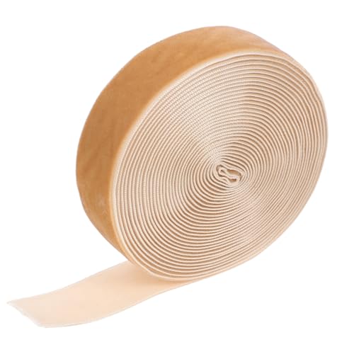 DIYEAH 1 Rolle Samtband Camel DIY Geschenkverpackungsband für Hochzeiten und Dekorationen Handgefertigt Strapazierfähig Zierband für Anlässe DIYEAH 1 Rolle Samtband Camel DIY Geschenkverpackungsband für Hochzeiten und Dekorationen Handgefertigt Strapazierfähig Zierband für Anlässe von DIYEAH