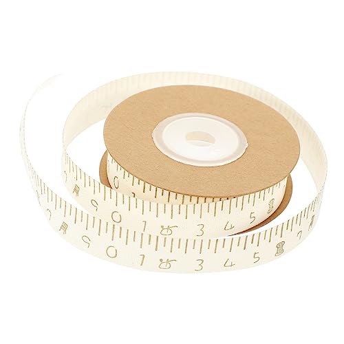DIYEAH 1 Rolle Schleife Dekoratives Band Zuhause Satinband Geschenkband Selber Machen Geschenkverpackungsbänder Blumenverpackungsband Diy Liefert Diy-bänder Band Mit Beige Baumwolle von DIYEAH