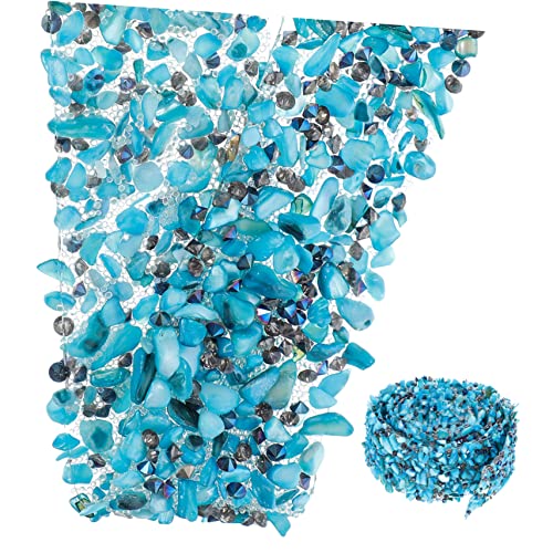 DIYEAH 1 Rolle Schottergeflecht Bohrstange Hotfix Satinband Goldene Sackleinenkristalle Chiffonband Textilband Stoffband Schillerndes Band Samtband Rotes Band Blauer Kies DIYEAH 1 Rolle Schottergeflecht Bohrstange Hotfix Satinband Goldene Sackleinenkristalle Chiffonband Textilband Stoffband Schillerndes Band Samtband Rotes Band Blauer Kies von DIYEAH