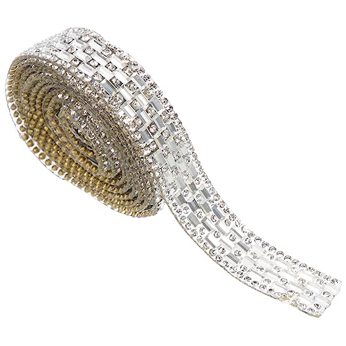 DIYEAH 1 Rolle Selbstklebendes Strassband Glitzernde für Diy Handwerk Kleidung und Dekoration Leicht Zuschneidbar mit Hot Melt Kleber für Vielseitige Anwendungen DIYEAH 1 Rolle Selbstklebendes Strassband Glitzernde für Diy Handwerk Kleidung und Dekoration Leicht Zuschneidbar mit Hot Melt Kleber für Vielseitige Anwendungen von DIYEAH