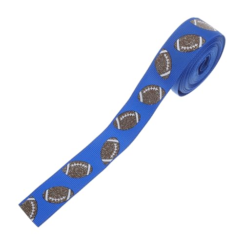 DIYEAH 1 Rolle Sportthemen Ripsband für Diy Projekte für Partydekorationen und Cheerleader Accessoires Strapazierfähiges Gestaltung für Football Events von DIYEAH