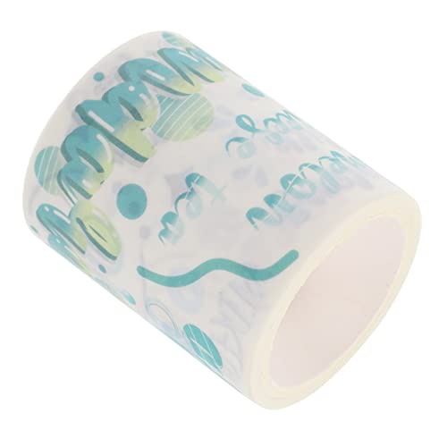 DIYEAH 1 Rolle Washi-tape Band Papier Sammelalbum Scrapbooking Für Bastelset Deko Basteln Diy Washi Tapes Selbstklebende Diy-klebebänder Aufkleber von DIYEAH