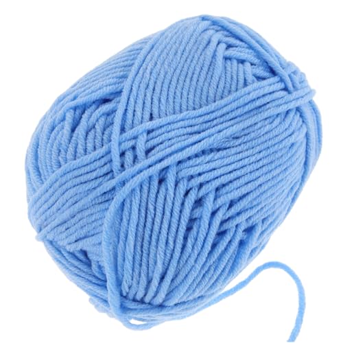 DIYEAH 1 Rolle tragbares Häkelgarn handarbeit baumwollfaden handgemacht DIY-Garn Mehrzweckgarn vielfältig klobig Stricken Baumwollgarn Garn zum Basteln Strickzubehör Baumwolle Sky-blue DIYEAH 1 Rolle tragbares Häkelgarn handarbeit baumwollfaden handgemacht DIY-Garn Mehrzweckgarn vielfältig klobig Stricken Baumwollgarn Garn zum Basteln Strickzubehör Baumwolle Sky-blue von DIYEAH