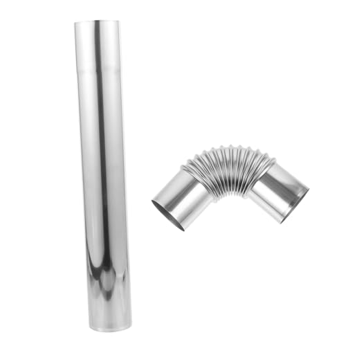 DIYEAH 1 Satz Abgasrohr Winkelverbinder für Kaminabluft Flexible Installation Langlebig und Hitzebeständig für Wasserheizungen und Heizsysteme Gerade Rohre von DIYEAH