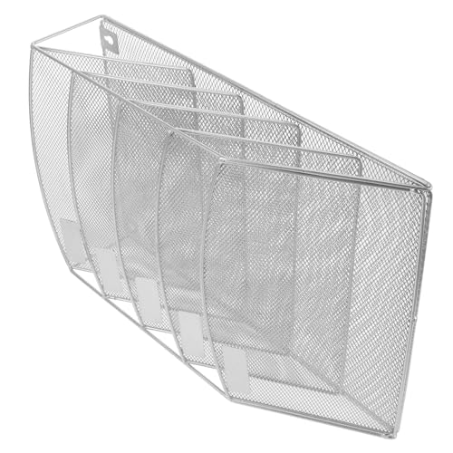 DIYEAH 1 Satz Aktenregal Ordnerhalter Für Die Wand Organizer Für Hängende Wandordner Aktenhalter Zur Wandmontage Aktenordner-wandhalterung Aktenhalter An Der Wand Montiert Silver Eisen DIYEAH 1 Satz Aktenregal Ordnerhalter Für Die Wand Organizer Für Hängende Wandordner Aktenhalter Zur Wandmontage Aktenordner-wandhalterung Aktenhalter An Der Wand Montiert Silver Eisen von DIYEAH