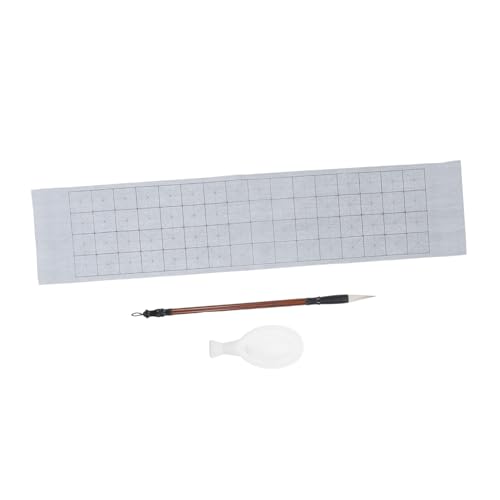 DIYEAH 1 Satz Anfänger Chinese Calligraphy Set mit Wasser Schreibstoff Pinsel und Wassergefäß Wiederverwendbares Calligraphy Übungskit für Klare und Präzise Schriftzüge von DIYEAH