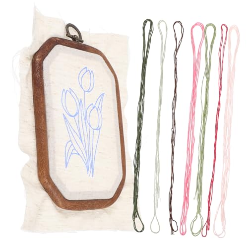 DIYEAH 1 Satz Anfänger Diy Stickerei Kit mit Kreuzstich Hochwertigem Stickfaden und Zubehör für Kreative Projekte und Handarbeiten für Kunsthandwerk Entspannen von DIYEAH