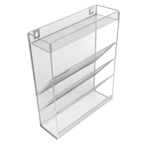 DIYEAH 1 Satz Aufbewahrungsbox Für Aktenregale Ordner Bürobedarf Wandaktenhalter Hängende Wandmappe Hängende Datei Zeitschriftenhalter An Der Wand Wandorganisator Eisen Silver DIYEAH 1 Satz Aufbewahrungsbox Für Aktenregale Ordner Bürobedarf Wandaktenhalter Hängende Wandmappe Hängende Datei Zeitschriftenhalter An Der Wand Wandorganisator Eisen Silver von DIYEAH