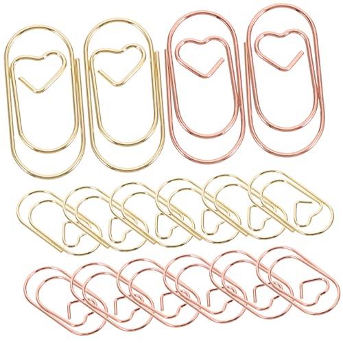 DIYEAH 1 Satz Büroklammer Bookmarks Book Marks Office Supplies Schreibwaren Büro Zubehör Bunt Papierklammern Papierclips Geformte Feilenklammern Office-dokumentenklammern Metall 30 Stück DIYEAH 1 Satz Büroklammer Bookmarks Book Marks Office Supplies Schreibwaren Büro Zubehör Bunt Papierklammern Papierclips Geformte Feilenklammern Office-dokumentenklammern Metall 30 Stück von DIYEAH