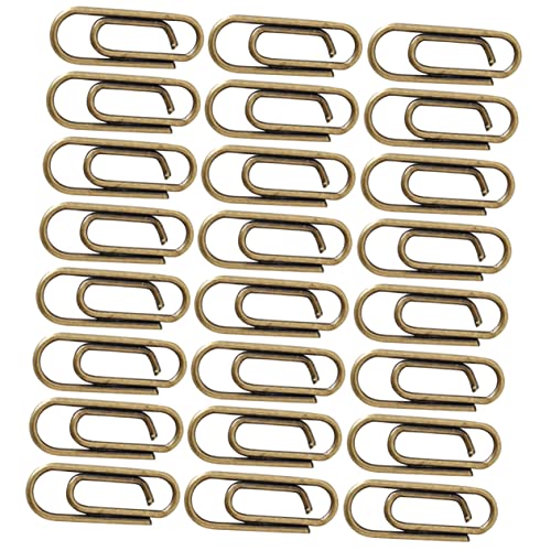 DIYEAH 1 Satz Büroklammer Büroklammer Büroartikel Büromaterial Bürogadges Office Supplies Dokumentclips Papierclip Schule Büroklammern Für Dokumentenpapier Papierklammer Metall 100 Stück von DIYEAH