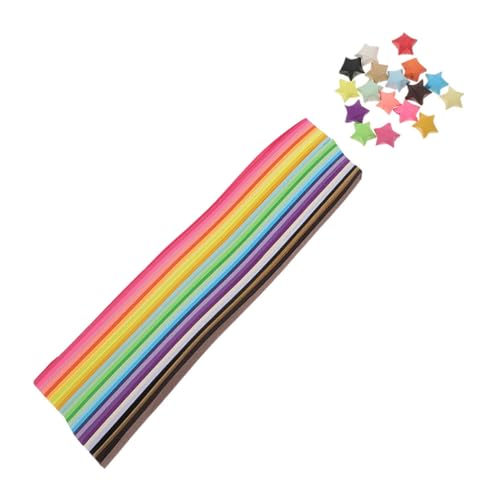 DIYEAH 1 Satz Bunte Origami Sterne Papierstreifen Diy Faltpapier Für Kreative Bastelprojekte Für Dekorationen Und Geeignet Für Feiertage Und Besondere Anlässe 540 Stück DIYEAH 1 Satz Bunte Origami Sterne Papierstreifen Diy Faltpapier Für Kreative Bastelprojekte Für Dekorationen Und Geeignet Für Feiertage Und Besondere Anlässe 540 Stück von DIYEAH