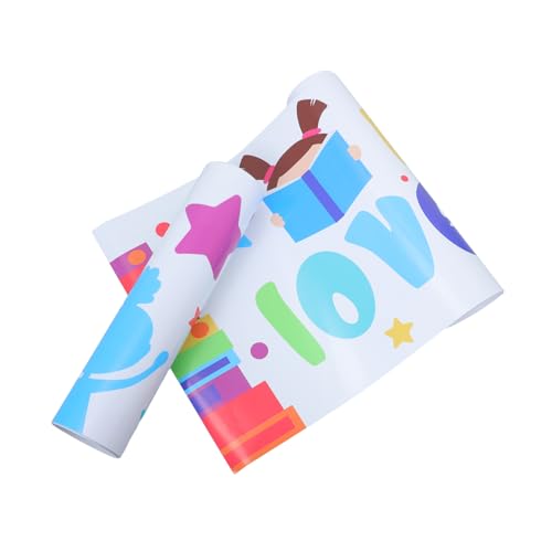 DIYEAH 1 Satz Bunte PVC Banner für Kindergarten und Vorschule Einfache Anwendung und Abnehmbar für Klassenzimmer und von DIYEAH