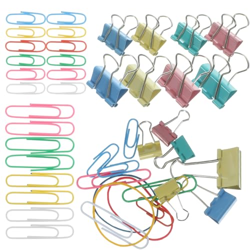 DIYEAH 1 Satz Buntes Büroklammer Set Vielseitige Dokumentenfixierungsclips für Zuhause Büro und Schule Hochwertige Binderclips zur Praktischen Organisation von Notizen und Unterlagen DIYEAH 1 Satz Buntes Büroklammer Set Vielseitige Dokumentenfixierungsclips für Zuhause Büro und Schule Hochwertige Binderclips zur Praktischen Organisation von Notizen und Unterlagen von DIYEAH