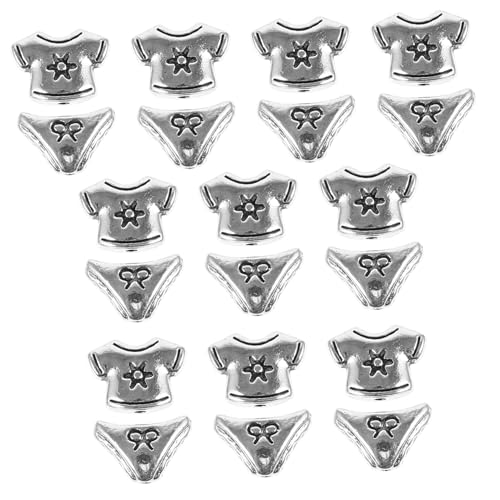 DIYEAH 1 Satz Diy Schmuck Zubehör Metallperlen für Armbänder und Vielseitige Metallperlen Kleidung und Hosenform für Bastelprojekte und Schmuckherstellung von DIYEAH