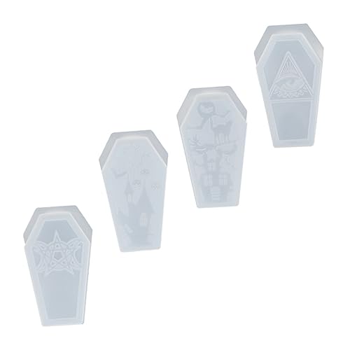DIYEAH 1 Satz Diy Silikonform Für Halloween Teiliges Set Für Schmuck Und Aufbewahrungsboxen Geeignet Zum Gießen Mit Harz Einfache Handhabung Fördert Kreativität Und Fantasie 4 Stück von DIYEAH
