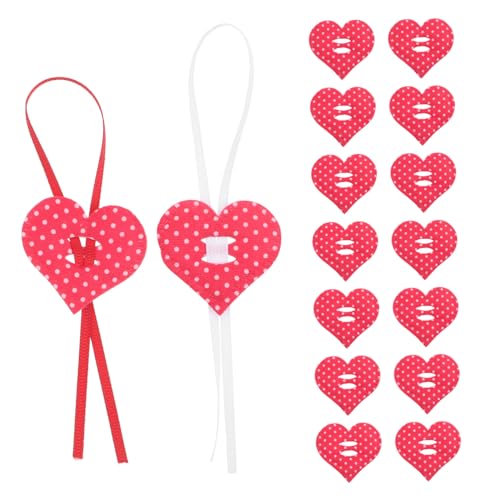 DIYEAH 1 Satz Diy Valentinstag Charm für Hochzeitssträuße Partydekorationen und Kreative Bastelprojekte Herzen Rot Weiß DIYEAH 1 Satz Diy Valentinstag Charm für Hochzeitssträuße Partydekorationen und Kreative Bastelprojekte Herzen Rot Weiß von DIYEAH