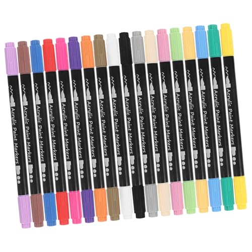 DIYEAH 1 Satz Doppelte Spitze Marker Stifte Farben für Künstler Anfänger und Diy Projekte Wasserbasierte Malstifte für Anwendungen DIYEAH 1 Satz Doppelte Spitze Marker Stifte Farben für Künstler Anfänger und Diy Projekte Wasserbasierte Malstifte für Anwendungen von DIYEAH