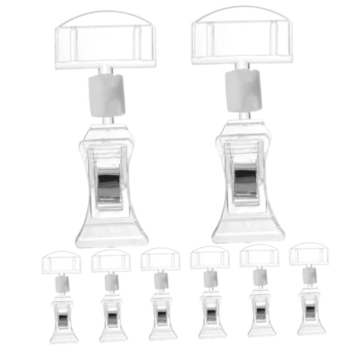 DIYEAH 1 Satz Drehbare Warenclips Preisschildhalter Namenstag Cliphalter Für Handelsschilder Kleiner Schildhalter Mini Praktische Schilderclips Clips Für Einzelhandelsschilder Abs 8 Stück DIYEAH 1 Satz Drehbare Warenclips Preisschildhalter Namenstag Cliphalter Für Handelsschilder Kleiner Schildhalter Mini Praktische Schilderclips Clips Für Einzelhandelsschilder Abs 8 Stück von DIYEAH