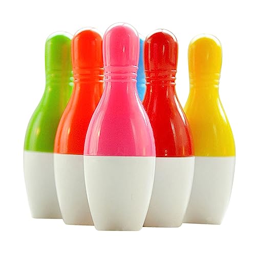 DIYEAH 1 Satz Einziehbarer Bowling-stift Zappelstifte Bowling-tintenstifte Punkt Stifte Gadgets Zappeln Mini-bowlingspiel Tipp Flair-stifte Filzstifte Kugelschreiber Plastik 20 Stück von DIYEAH