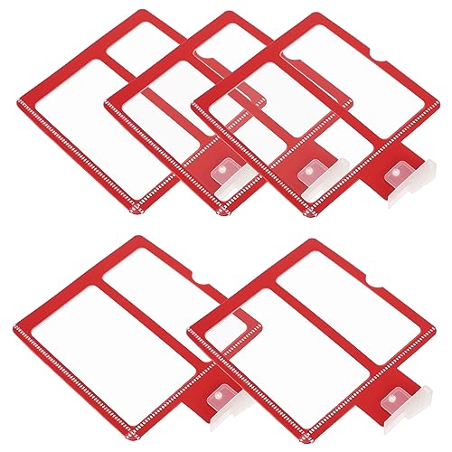 DIYEAH 1 Satz Etikett Supermarkt Clips für Warenschilder Zeichenclip Warenanzeige Einzelhandel preisaufsteller ausstellungsständer Transparente Preisschildhalter Werbeschilder pp rot DIYEAH 1 Satz Etikett Supermarkt Clips für Warenschilder Zeichenclip Warenanzeige Einzelhandel preisaufsteller ausstellungsständer Transparente Preisschildhalter Werbeschilder pp rot von DIYEAH