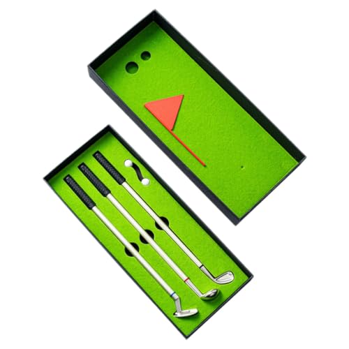 DIYEAH 1 Satz Golfschläger-Stift Mini Lustiges Golfgeschenk schrullig Golf-Stifte Golftischspiel fit kugelschreiber Requisiten für Tischgolfspiele Golfschläger-Kit Metall von DIYEAH