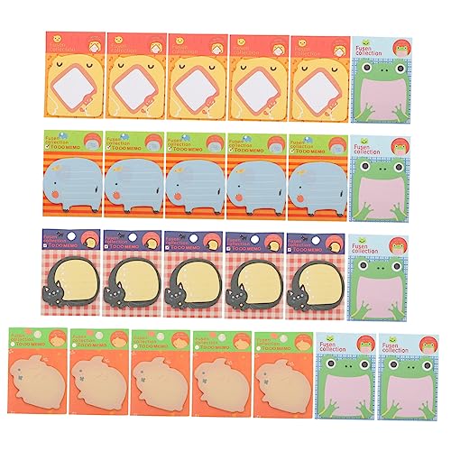 DIYEAH 1 Satz Haftnotiz Funky Lustige Notizen Zappeln Spaß Karikatur Plüsch Wiederverwendbar Zappelspielzeug Masse Aufkleber Mini Süßes Stationäres Tiere Papier Colorful 25 Stück DIYEAH 1 Satz Haftnotiz Funky Lustige Notizen Zappeln Spaß Karikatur Plüsch Wiederverwendbar Zappelspielzeug Masse Aufkleber Mini Süßes Stationäres Tiere Papier Colorful 25 Stück von DIYEAH
