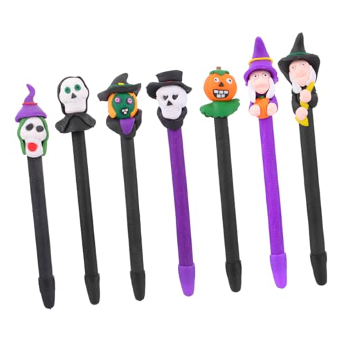 DIYEAH 1 Satz Halloween Kugelschreiber Halloween Kugelschreiber Entzückender Kugelschreiber Hexen Kugelschreiber Cartoon Kugelschreiber Halloween Stift Kürbis 7 Stück DIYEAH 1 Satz Halloween Kugelschreiber Halloween Kugelschreiber Entzückender Kugelschreiber Hexen Kugelschreiber Cartoon Kugelschreiber Halloween Stift Kürbis 7 Stück von DIYEAH