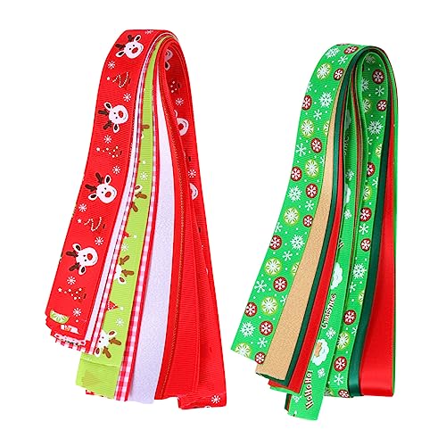 DIYEAH 1 Satz Halloween-band Weihnachtsdekoration Weihnachtsverpackungsband Geschenkbänder Ein Verpackungsband Band Für Geschenkverpackung Weihnachtsband Band Zum Basteln Stoff 27 Stück von DIYEAH
