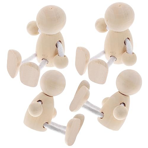 DIYEAH 1 Satz Holzspielzeug Mini-stöpselpuppen Kleine Puppen Mini-Puppen Mädchen Detaillierte Mini-Person Miniatur Unbemalt Holzig Bemale Deine Puppe Heringe Menschen 4 Stück DIYEAH 1 Satz Holzspielzeug Mini-stöpselpuppen Kleine Puppen Mini-Puppen Mädchen Detaillierte Mini-Person Miniatur Unbemalt Holzig Bemale Deine Puppe Heringe Menschen 4 Stück von DIYEAH