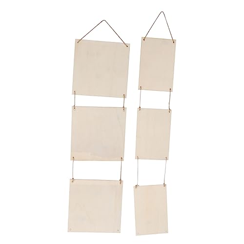 DIYEAH 1 Satz Holzverkleidung Planke Aufkleber Tafelschild Für Den Außenbereich Wandtafel The Office Schild Namenstag Brett Zum Aufhängen An Der Wand Diy-board Hölzern Khaki 2 Stück von DIYEAH