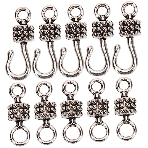 DIYEAH 1 Satz Kettenverschlüsse Und Verschlüsse Armbandverschlüsse Und Verschlüsse Schmuck Stecker Armbandverlängerung Zubehör Zur Schmuckherstellung Silver Legierung 20 Paare DIYEAH 1 Satz Kettenverschlüsse Und Verschlüsse Armbandverschlüsse Und Verschlüsse Schmuck Stecker Armbandverlängerung Zubehör Zur Schmuckherstellung Silver Legierung 20 Paare von DIYEAH