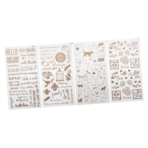 DIYEAH 1 Satz Kristall-epoxy-aufkleber Klebrig Transparent Selbstgemachter Aufkleber Epoxid-aufkleber Zum Selbermachen Harz Liefert Epoxidzubehör Plastik Golden 12 Stück DIYEAH 1 Satz Kristall-epoxy-aufkleber Klebrig Transparent Selbstgemachter Aufkleber Epoxid-aufkleber Zum Selbermachen Harz Liefert Epoxidzubehör Plastik Golden 12 Stück von DIYEAH
