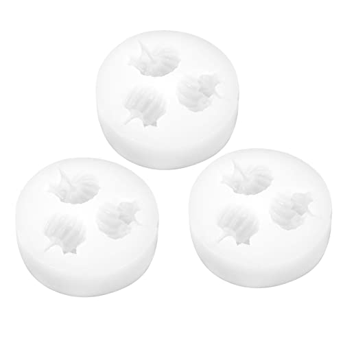 DIYEAH 1 Satz Kürbisform Halloween Schablonen Silikonform Gießform Diy Pumpkin Mold Kerzengiessformen Klein Runden Party Kürbis-modellierform Halloween-kerzenform Kieselgel Weiß 3 Stück DIYEAH 1 Satz Kürbisform Halloween Schablonen Silikonform Gießform Diy Pumpkin Mold Kerzengiessformen Klein Runden Party Kürbis-modellierform Halloween-kerzenform Kieselgel Weiß 3 Stück von DIYEAH