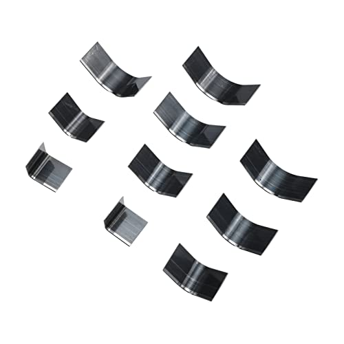 DIYEAH 1 Satz Ledermesser Schimmelpilzset Cutter Diy Stanze Leder Schneidestempel Rundstanzleder Lederschneidewerkzeuge Lederwerkzeuge Kohlenstoffstahl Schwarz 10 Stück von DIYEAH