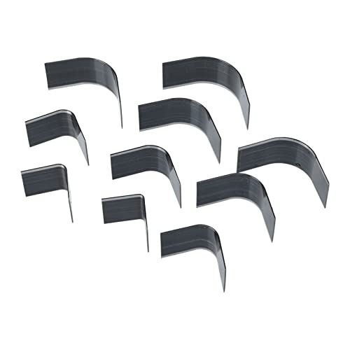 DIYEAH 1 Satz Ledermesser Schimmelpilzset Cutter Runder Schneidstempel Lederschneider Schärfen Lederwerkzeuge Lederschneidewerkzeuge Rundstanzleder Kohlenstoffstahl Schwarz 10 Stück von DIYEAH
