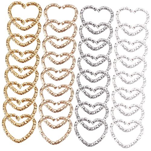 DIYEAH 1 Satz Liebesring Ohrringanhänger Für Die Schmuckherstellung Ohrring-charms Perlen Creolen Bastelset Basteln Für Ohrring-anhänger Herz Biegeringe Metall 320 Stück DIYEAH 1 Satz Liebesring Ohrringanhänger Für Die Schmuckherstellung Ohrring-charms Perlen Creolen Bastelset Basteln Für Ohrring-anhänger Herz Biegeringe Metall 320 Stück von DIYEAH