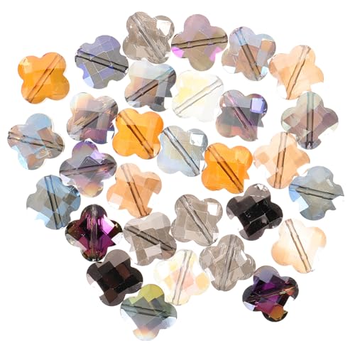 DIYEAH 1 Satz Lose Perlen Aus Glas Bracelet Beads Armbandperlen Glasperlen Für Halskette Schmuckgestaltung Winzig Gemacht Abstandsperlen Aus Glas Für Schmuck Glasperlen Für Diy 30 Stück von DIYEAH