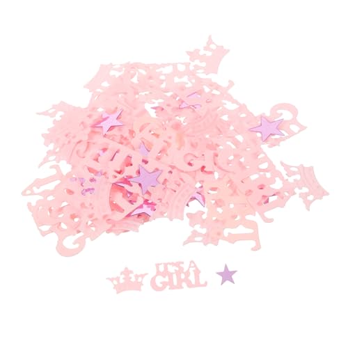 DIYEAH 1 Satz Mädchen Kronen Konfetti Dekoration für Party Partytisch-Streuung für Kleinkinder tischdeko Konfettikanon babyparty dekorationen jungen Tischkonfetti Papier von DIYEAH
