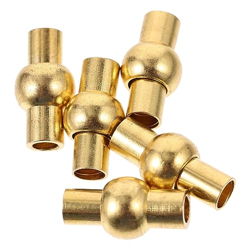 DIYEAH 1 Satz Magnetschnalle Für Schmuck Armband Zubehör Armbandverschluss Magnetverschluss Lederschnur Steckverbinder Schmuck Halskette Schnalle Magnetverschlüsse Kupfer Golden 20 Stück von DIYEAH