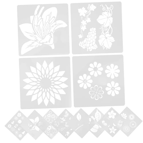 DIYEAH 1 Satz Malvorlage Zeichenschablone wand wohnkultur Blumen- malschablonen für schablonen für wandbemalung Blumenschablonen zum Malen DIY Blumenschablonen das Haustier von DIYEAH