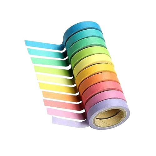 DIYEAH 1 Satz Papierklebeband Selber Machen The Washi Tape Farbiges Klebeband Diy Dekoration Zeitschriftenzubehör Regenbogenfarbe Bastelpapierband Fotoalbumband Deko-washi-tape 20 Rollen DIYEAH 1 Satz Papierklebeband Selber Machen The Washi Tape Farbiges Klebeband Diy Dekoration Zeitschriftenzubehör Regenbogenfarbe Bastelpapierband Fotoalbumband Deko-washi-tape 20 Rollen von DIYEAH
