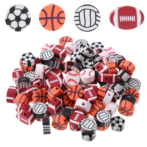 DIYEAH 1 Satz Perlen Zum Selbermachen Bastelzeug Für Freundinen Dekoringe Faszinater Tour Halskette Abstandsperle Bunt Sportfangeschenk Sportarmbandperlen Polymer-ton 300 DIYEAH 1 Satz Perlen Zum Selbermachen Bastelzeug Für Freundinen Dekoringe Faszinater Tour Halskette Abstandsperle Bunt Sportfangeschenk Sportarmbandperlen Polymer-ton 300 von DIYEAH