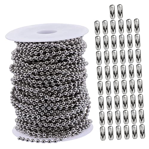 DIYEAH 1 Satz Perlenkette Halsketten Schnalle Ball edelstahlketten pearl necklace schmuck verschluss DIY-Schmuck Kugelkette zum Basteln Kugelkettenverbinder Rostfreier Stahl Silver DIYEAH 1 Satz Perlenkette Halsketten Schnalle Ball edelstahlketten pearl necklace schmuck verschluss DIY-Schmuck Kugelkette zum Basteln Kugelkettenverbinder Rostfreier Stahl Silver von DIYEAH