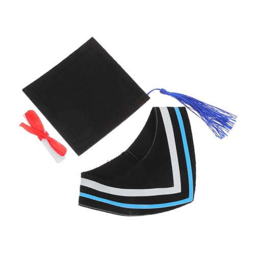 DIYEAH 1 Satz Puppenabschlusskleidung Bären Sie Puppenhüte Abschlusskappenkragen Für Bärenpuppe Hutkragen Kit Für Bärenpuppe Austauschbarer Bärenhut Bärenpuppenzubehör Polyester von DIYEAH