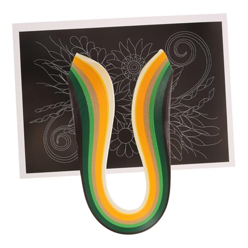 DIYEAH 1 Satz Quilling Papierstreifen Teiliges Diy Bastelset für Erwachsene Farbenfrohe Quilling Papierstreifen für Karten Verpackungen und Projekte von DIYEAH