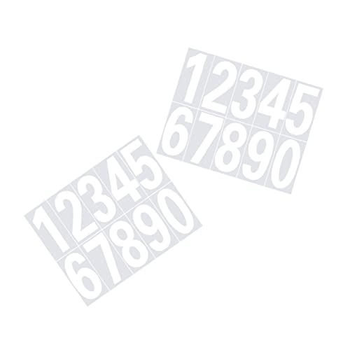 DIYEAH 1 Satz Reflektierende Digitale Etiketten Aufkleber Nach Zahlen Für Briefkastenaufkleber Zahlen Vinyl Briefkastenschild Aufkleber Selbstklebend Hausnummern 2 Stück DIYEAH 1 Satz Reflektierende Digitale Etiketten Aufkleber Nach Zahlen Für Briefkastenaufkleber Zahlen Vinyl Briefkastenschild Aufkleber Selbstklebend Hausnummern 2 Stück von DIYEAH