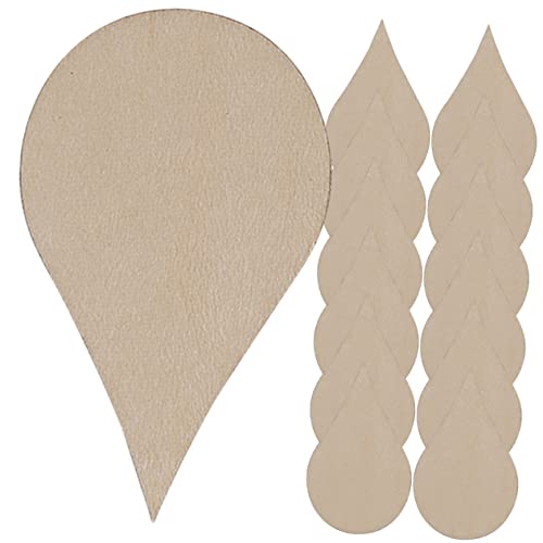 DIYEAH 1 Satz Regentropfen Holzspäne Holzformen Holzdeko Holzhandwerk Holzperle Holzschmuck Ausgeschnitten Scheiben Aquarium Holzausschnitt Ausschnitte Für Wassertropfen Hölzern 200 Stück von DIYEAH